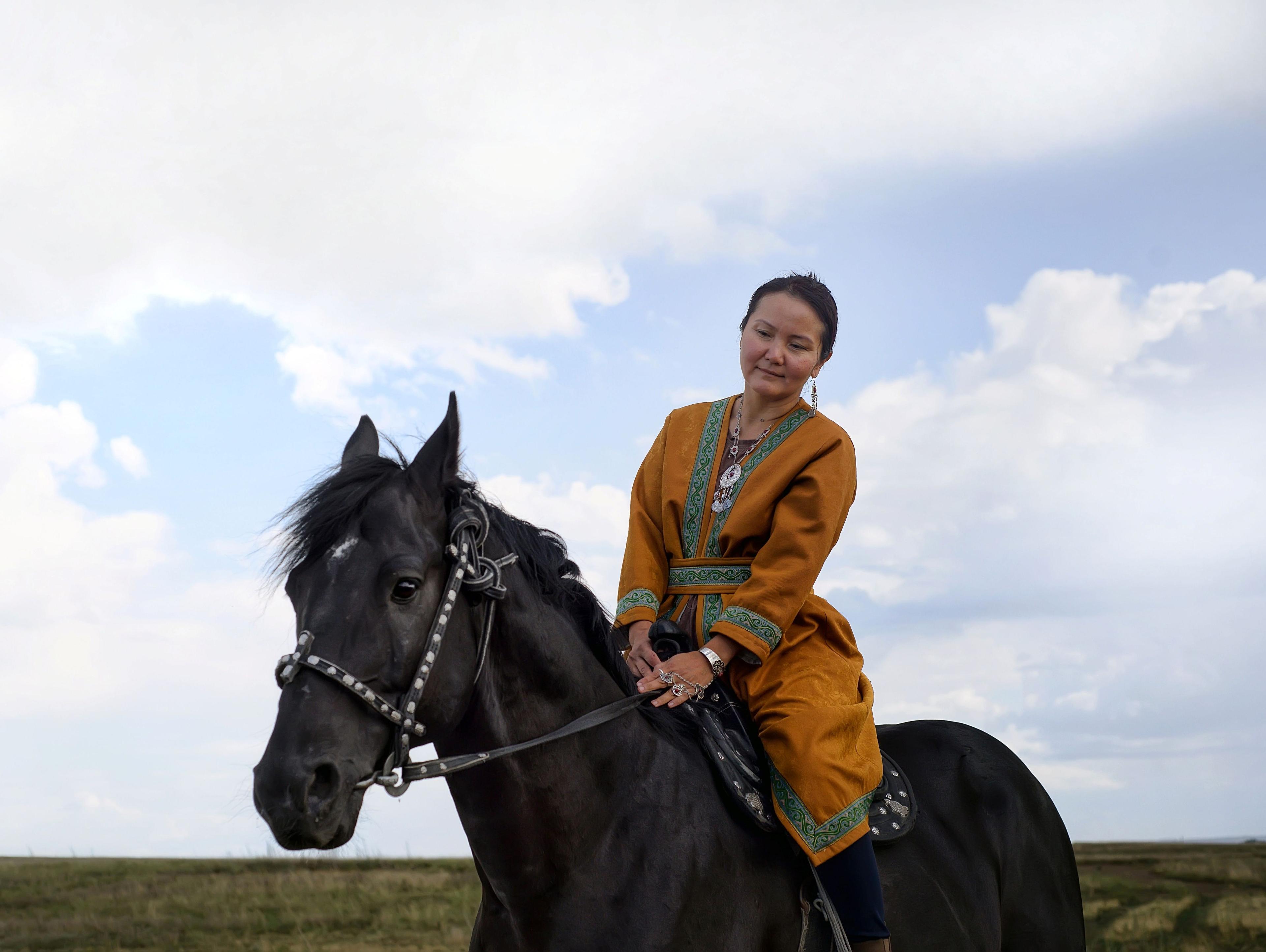 Woman on horse