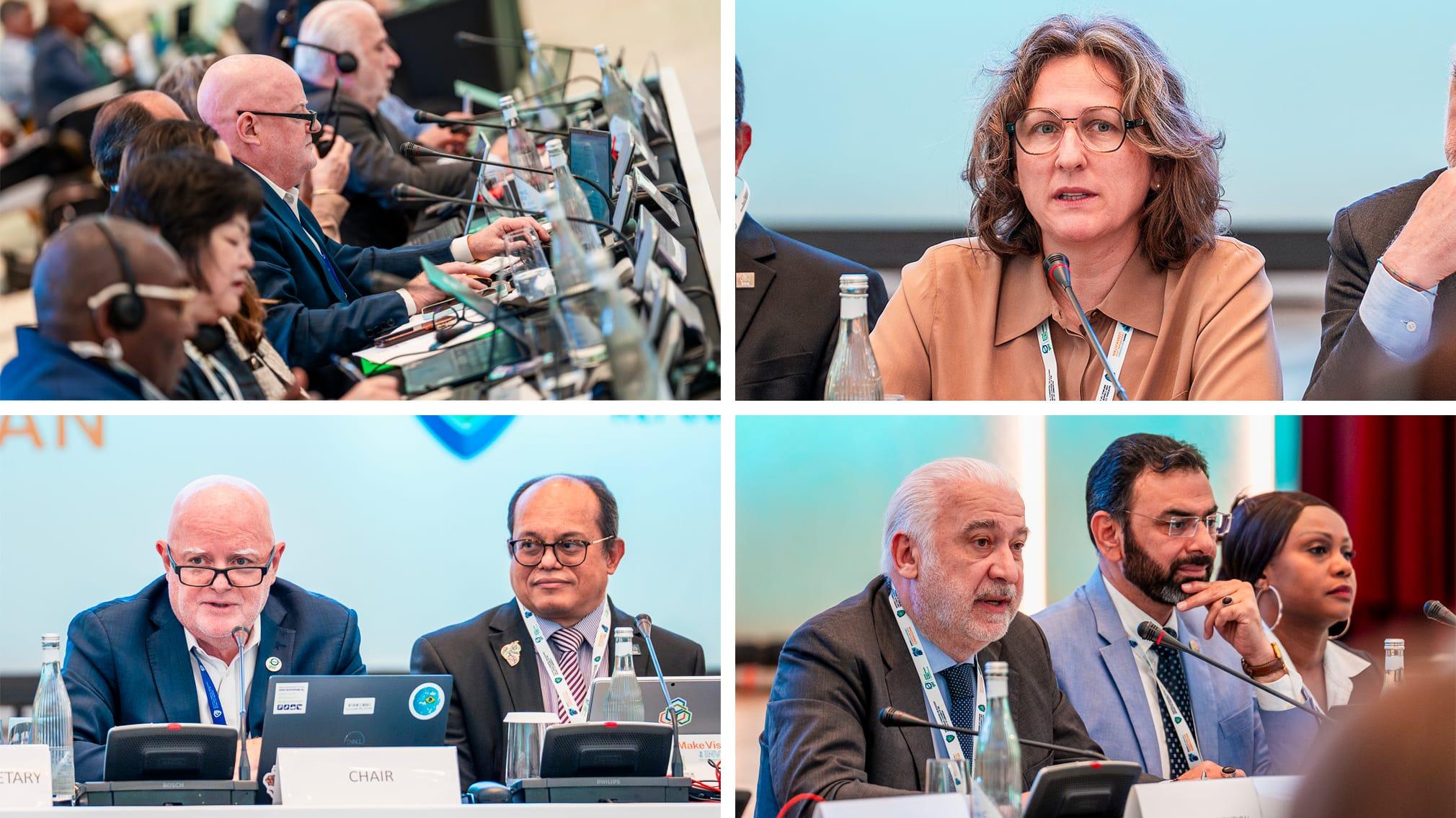 People on a panel
